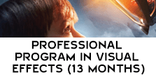 Professional Program in Visual Effects